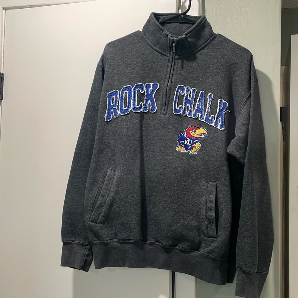 KU rock chalk quarter zip